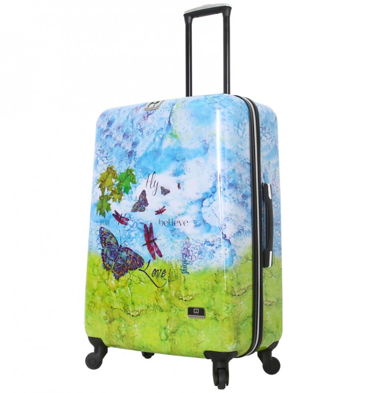 Mia Toro HALINA Romantický cestovní kufr 76 cm