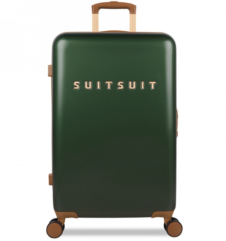 SuitSuit FAB SEVENTIES Velký cestovní kufr 67cm - Beetle Green