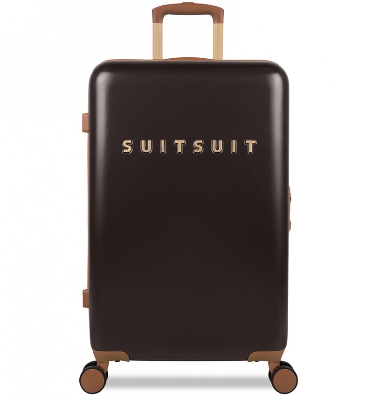 SuitSuit FAB SEVENTIES Velký cestovní kufr 67cm - Espresso Black
