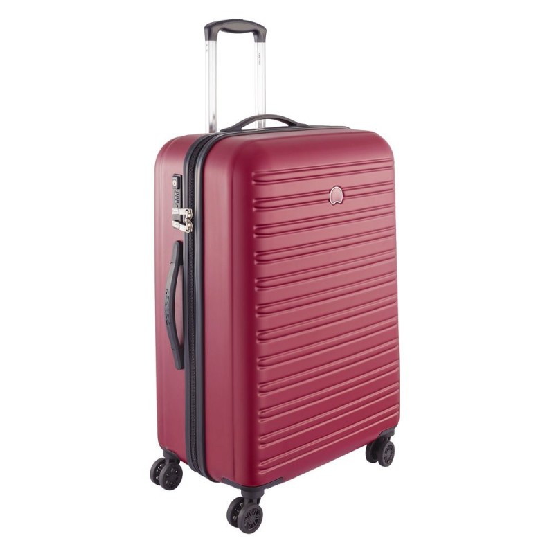 Delsey SEGUR Cestovní kufr 4 dvojitá kola 70cm (Red)