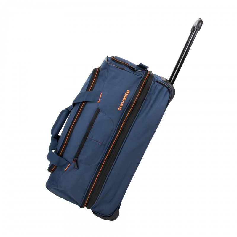 Travelite BASICS Cestovní taška 2 kolečka, 55 cm (Navy/orange)