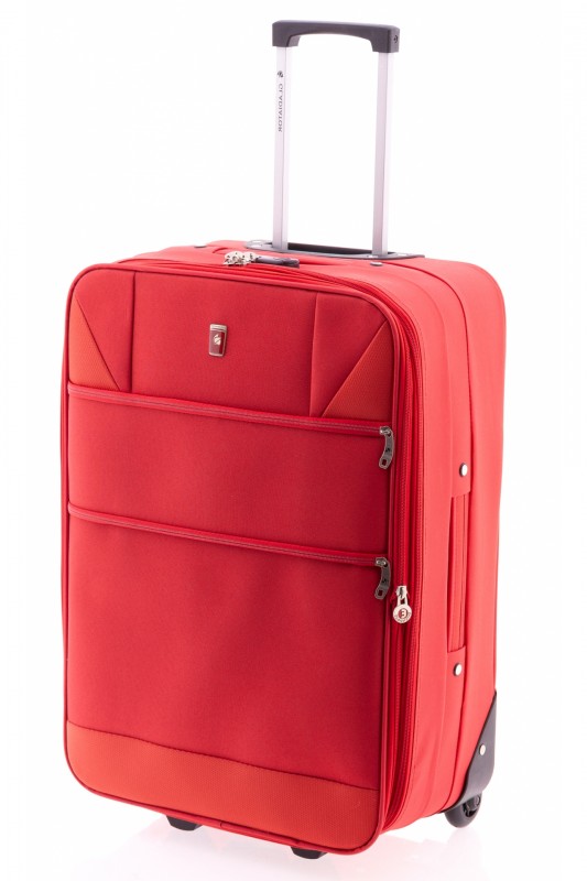 Gladiator METRO Rozšířitelný menší kufr na dvou kolečkách 61cm (Red)
