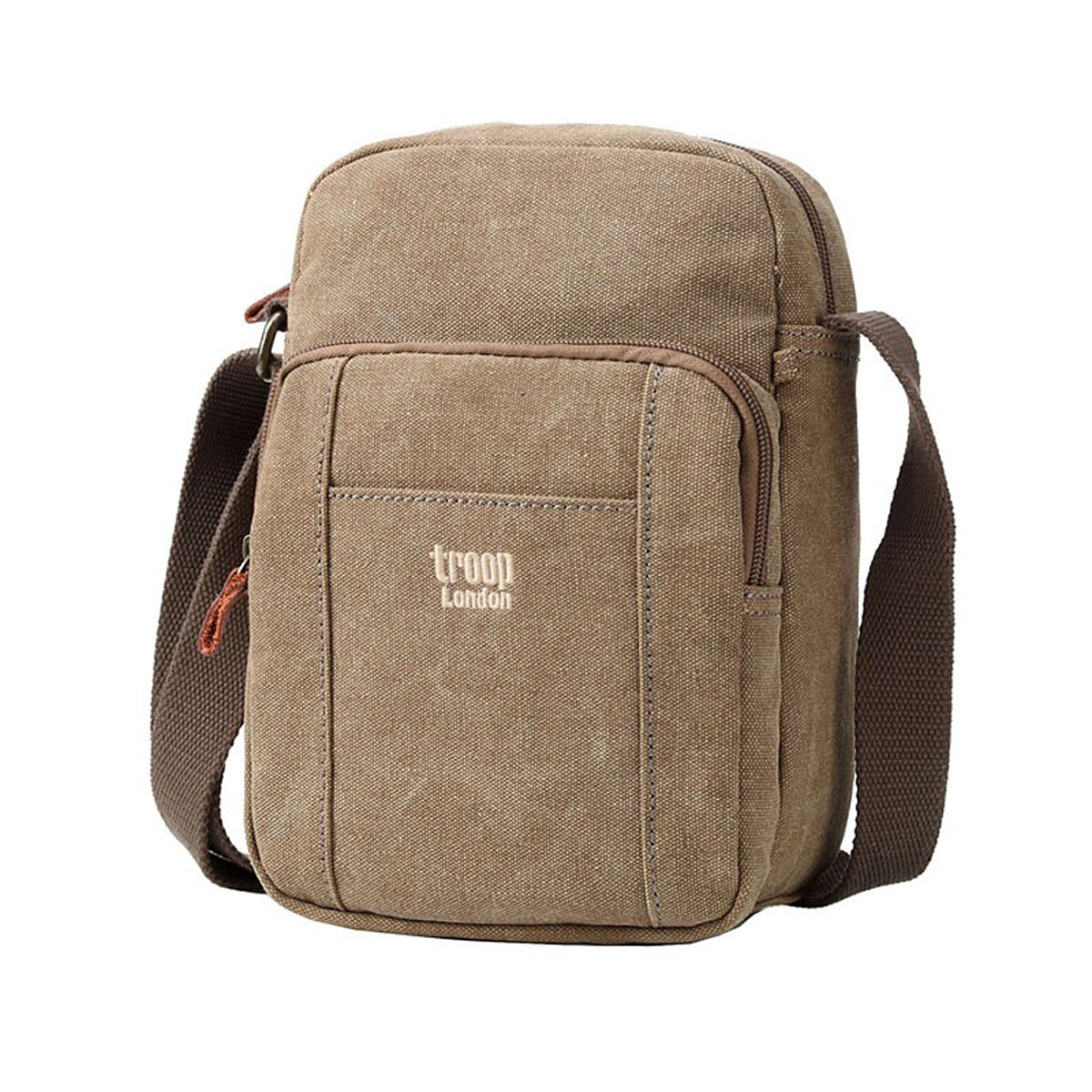 Troop London TRP0370 Unisex taška přes rameno - Brown