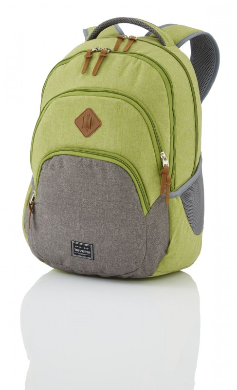 Travelite BASICS Stylový městský batoh 22 l (Green/grey)