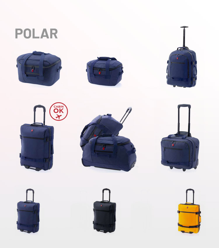 Rychlá navigace-Gladiator přehled kolekce 2024 - textilní kufry