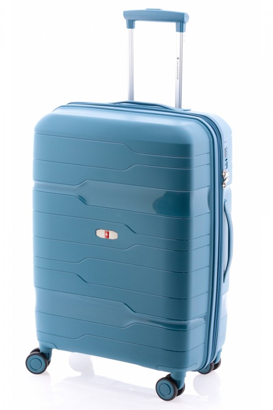 Gladiator BOXING Rozšířitelný odolný plastový kufr 67cm (Bondi Blue)