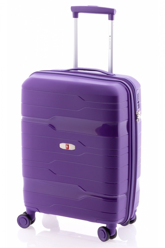 Gladiator BOXING Rozšířitelný odolný plastový kufr 55cm (Violet)