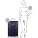 SuitSuit CARETTA Velký cestovní kufr z ABS 75 cm - Midnight Blue