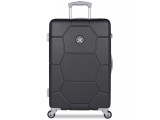 SuitSuit CARETTA Cestovní kufr z ABS 65 cm - Jet Black