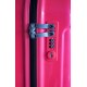 Gladiator NEON Lehký polykarbonový kufr s TSA 55cm (Magenta)