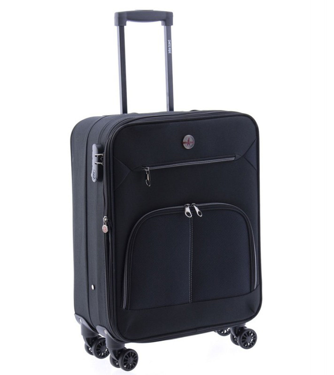 John Travel GIORNO Kufr 4 kolečka 55 cm (Black)