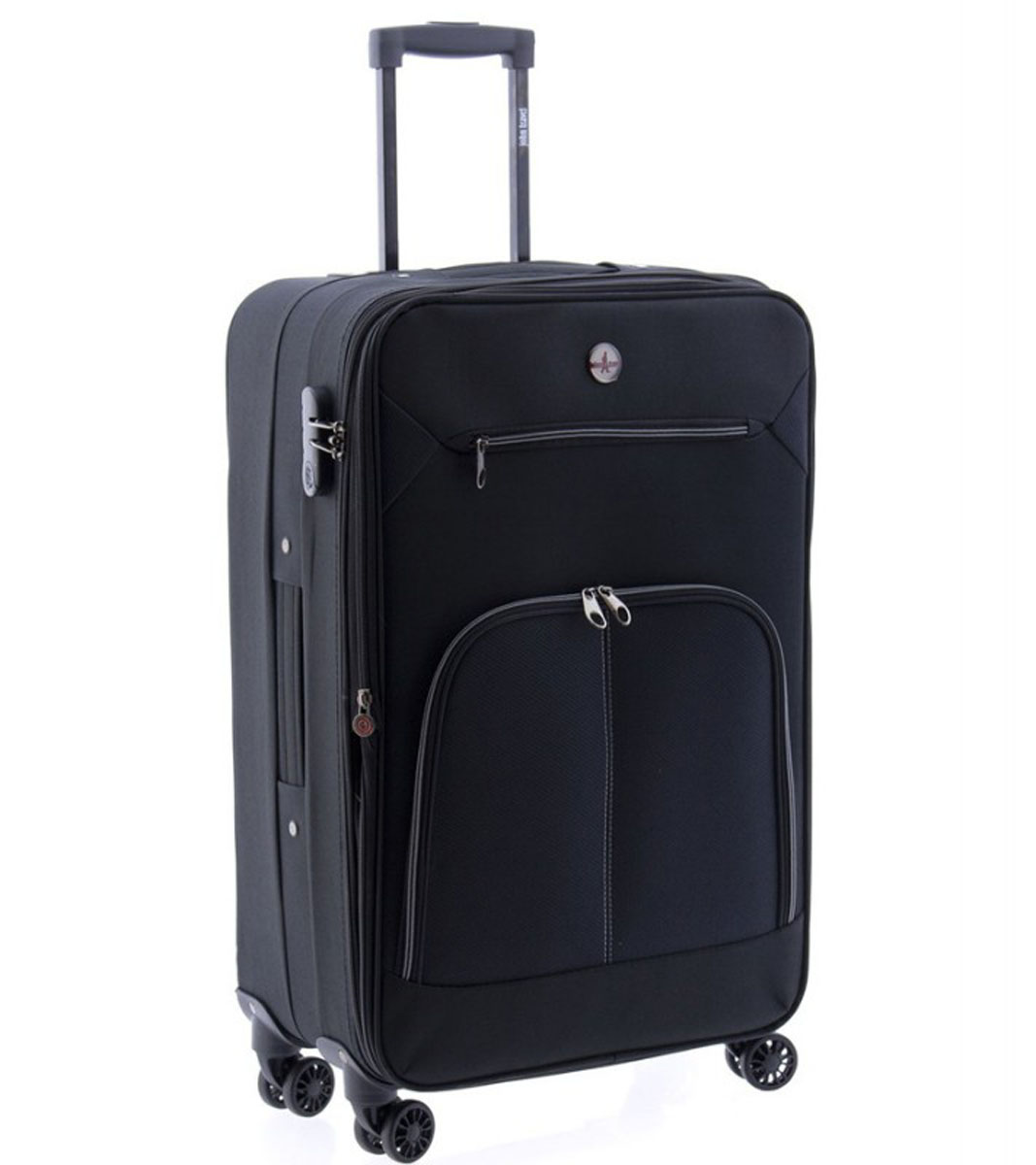 John Travel GIORNO Kufr 4 kolečka 68 cm (Black)