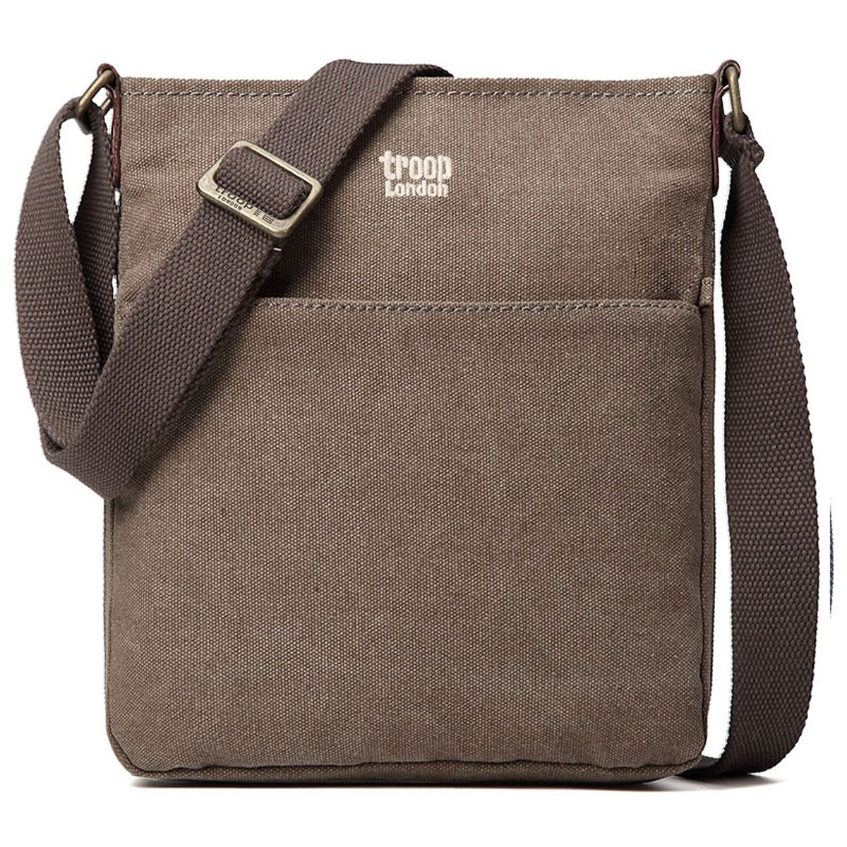 Troop London TRP0236 Unisex velká brašna přes rameno - Brown