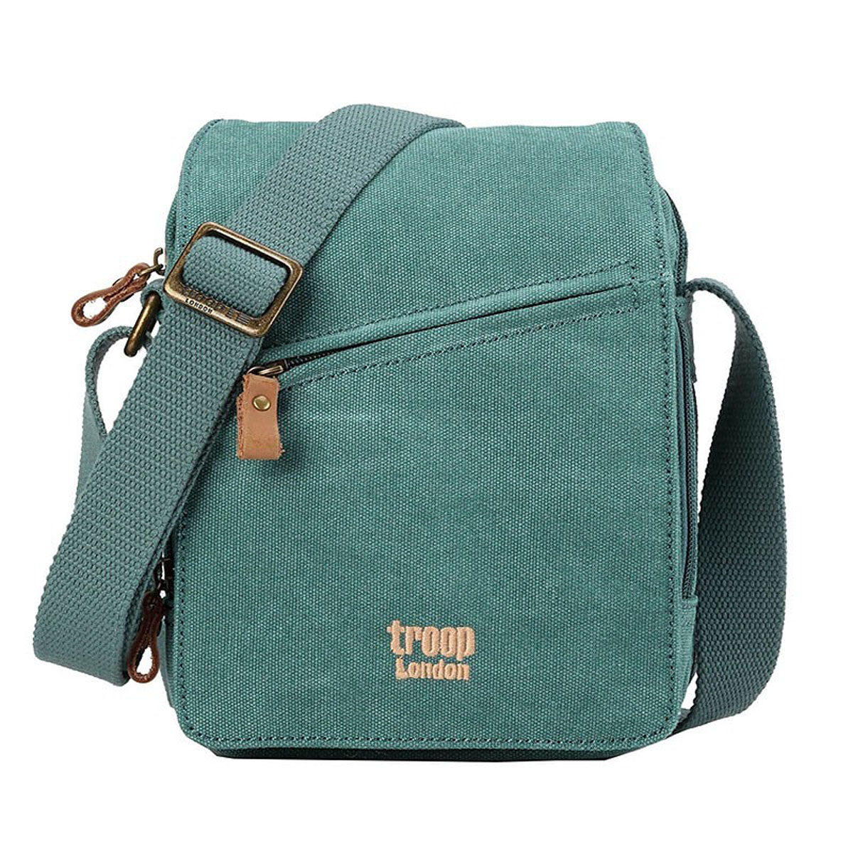 Troop London TRP0239 Rozšířitelná menší taška přes rameno - Turquoise