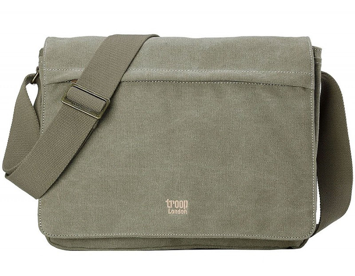 Troop London TRP0240 Rozšířitelná taška na notebook 15,6 - Khaki