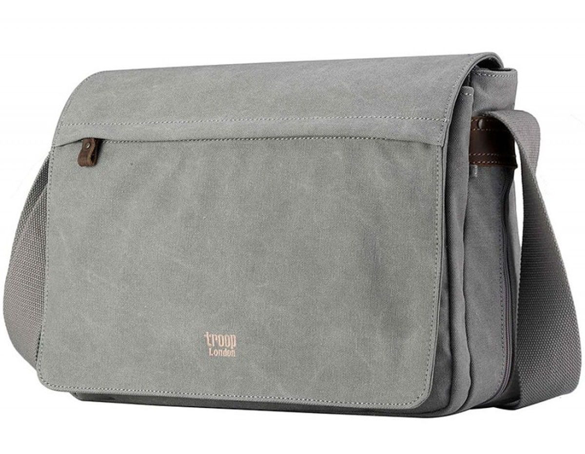 Troop London TRP0240 Rozšířitelná taška na notebook 15,6 - Grey