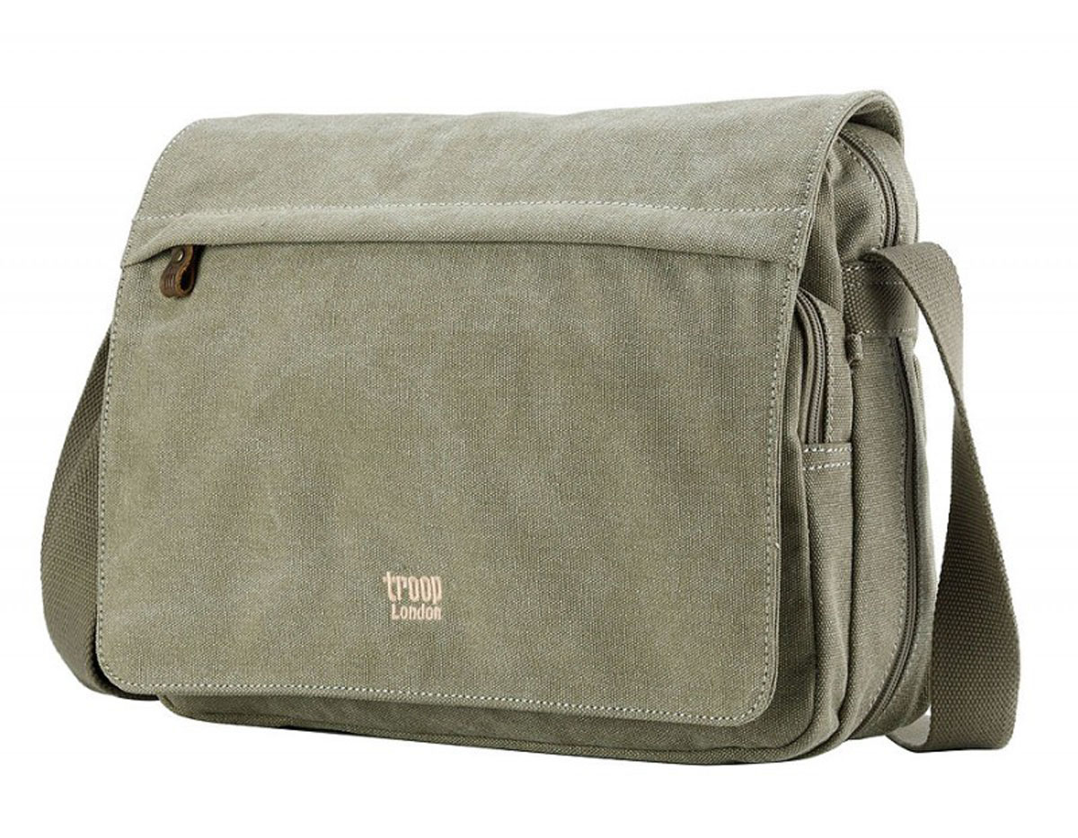 Troop London TRP0241 Rozšířitelná taška přes rameno - Khaki