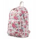 Troop London TRP0384 Školní batoh klasického vzhledu - Beige Floral