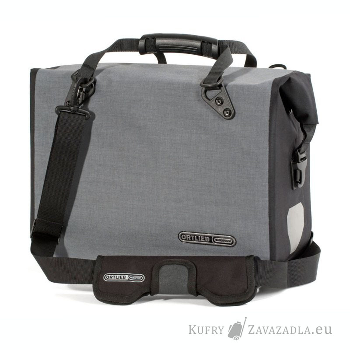 Brašna ORTLIEB Office-Bag s upínáním QL2 - barevné provedení šedá s černou - mat