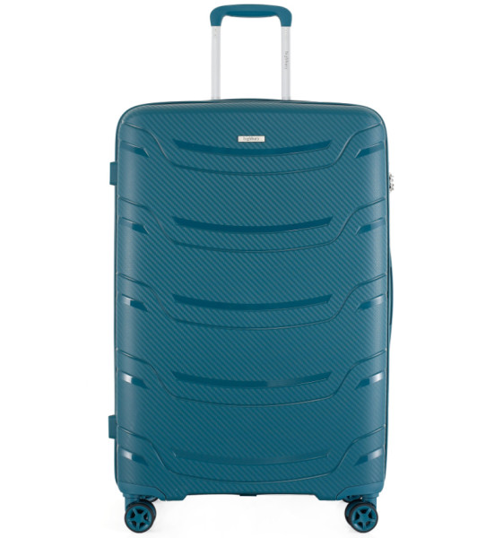 Cestovní kufr HIGHBURY Carbon HBY-0178/3-L PP - petrol