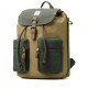 Troop London TRP0417 Velký batoh s dvěmi kapsičkami - Navy/Camel