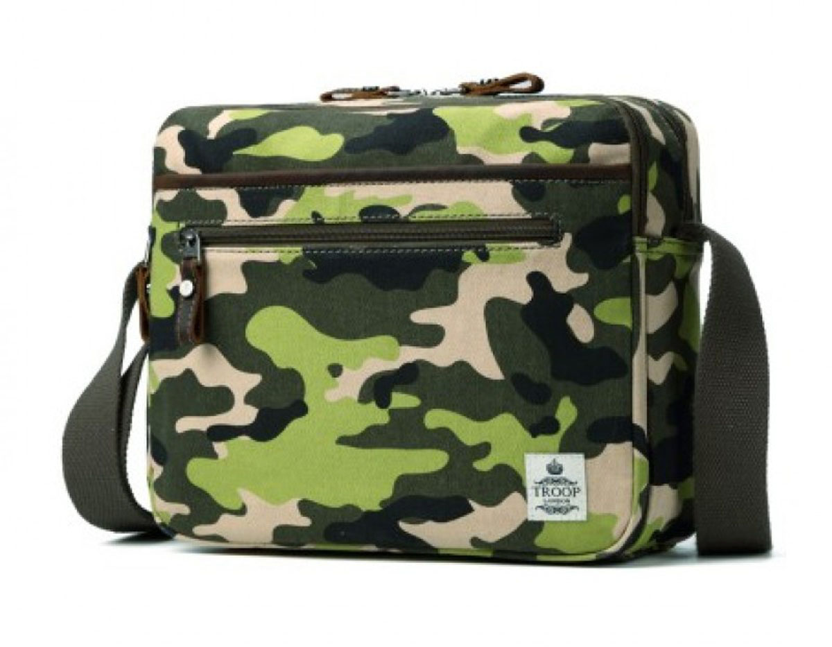 Troop London TRP0404 Brašna přes rameno vhodná i pro tablet (Camouflage)