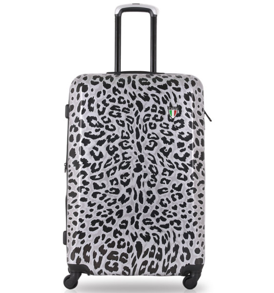 Cestovní kufr TUCCI T-0158/3-M Winter Leopard