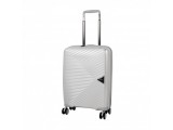March GOTTHARD Elegantní kabinový kufr z odolného polypropylenu 55cm (Silver)