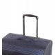 Rock DELUX-LITE Textilní kufr na 4 zdvojených kolečkách 72cm (fialová)