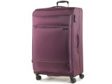 Rock DELUX-LITE Textilní kufr na 4 zdvojených kolečkách 83cm (fialový)