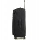 Rock DELUX-LITE Textilní kufr na 4 zdvojených kolečkách 83cm (černý)
