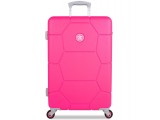 SuitSuit CARETTA Cestovní kufr z ABS 65 cm - Hot Pink