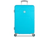 SuitSuit CARETTA Velký cestovní kufr z ABS 75 cm - Peppy Blue