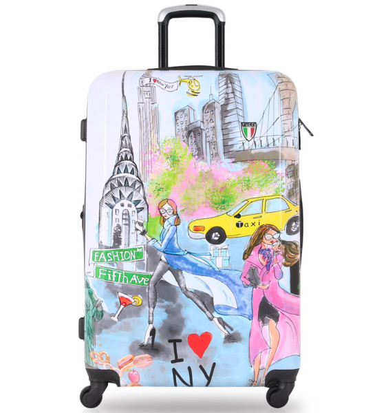 Image pro obrázek produktu Cestovní kufr TUCCI T-0164/3-L New York Love