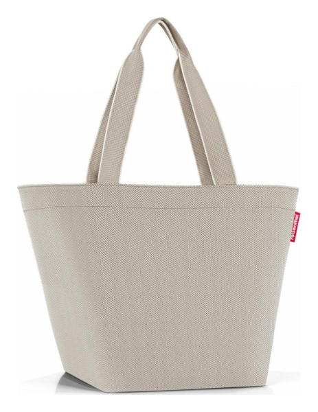 Reisenthel Shopper M Herringbone Sand