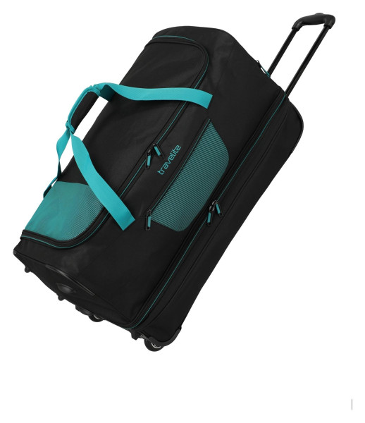 Image pro obrázek produktu Travelite Basics Wheeled duffle L exp Black/petrol