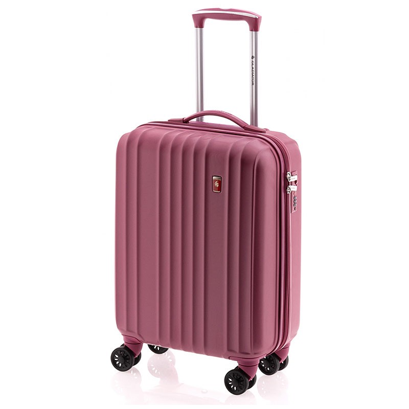 Gladiator ZEBRA Jednoduchý palubní kufr z ABS 55cm (Pink)