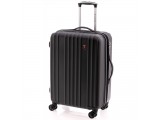 Gladiator ZEBRA Jednoduchý cestovní kufr z ABS 67cm (Black)